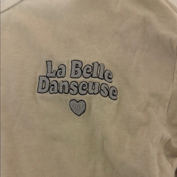 3/15$ La Belle Danseuse Kids Cream Top - Picture 3 of 3